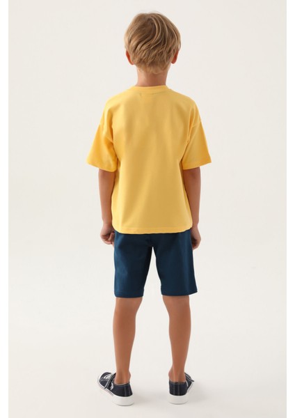 Lisanslı Emblem Sarı Erkek Çocuk Bermuda Takım indirimleri