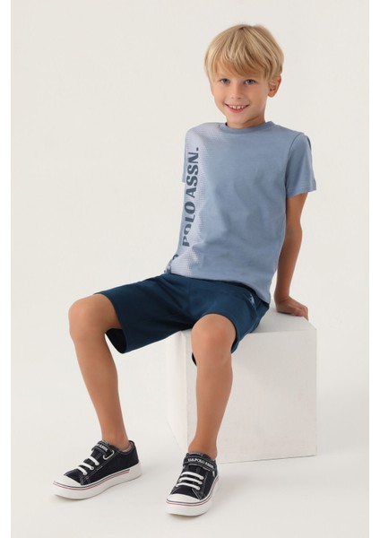 Lisanslı Written Lacivert Erkek Çocuk Bermuda Takım fiyatları