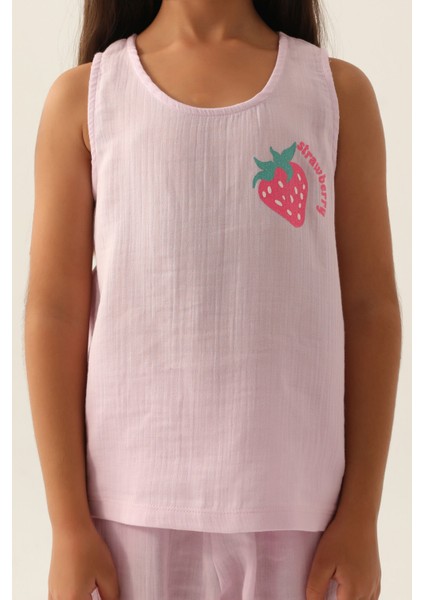 Zero Arm Mor Kız Çocuk Pijama Takımı