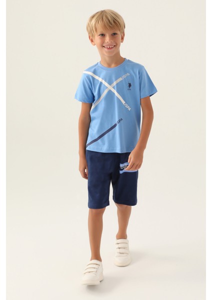 Lisanslı Times Indigo Erkek Çocuk Bermuda Takım fiyatları