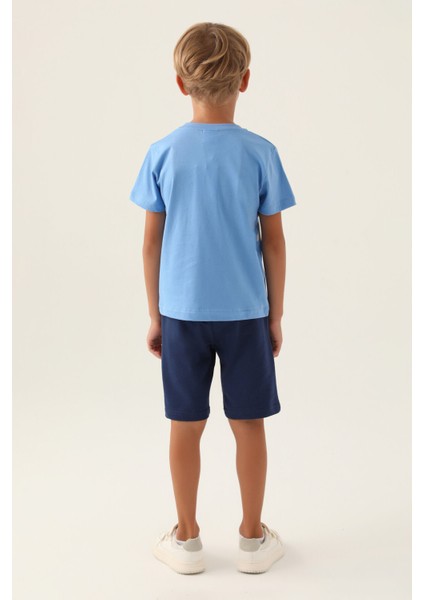 Lisanslı Times Indigo Erkek Çocuk Bermuda Takım indirimleri
