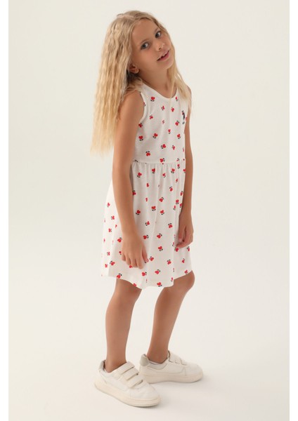 Lisanslı Heart Dress Krem Kız Çocuk Gecelik modelleri