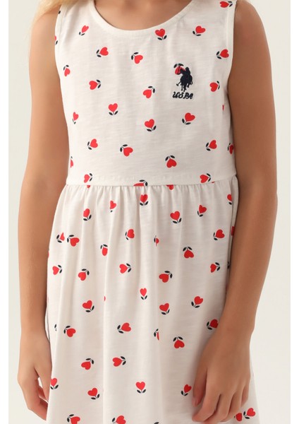 Lisanslı Heart Dress Krem Kız Çocuk Gecelik fırsatları