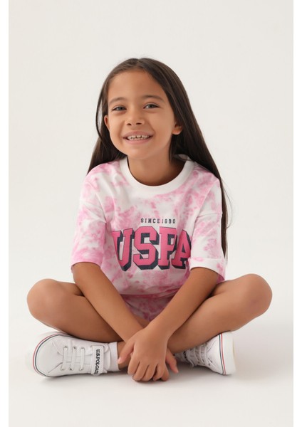 Lisanslı Batik Mor Kız Çocuk Bermuda Takım modelleri