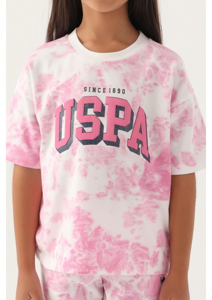 Lisanslı Batik Mor Kız Çocuk Bermuda Takım fırsatları