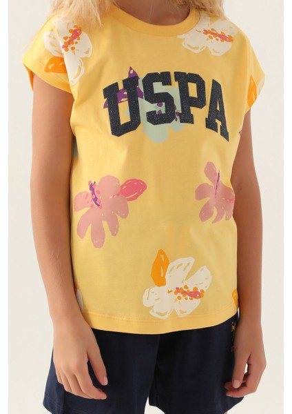 Lisanslı Leaf Turuncu Kız Çocuk Şort Takım fırsatları