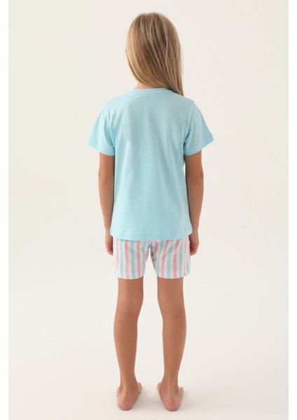 My True Açık Mavi Kız Çocuk Şort Takım indirimleri