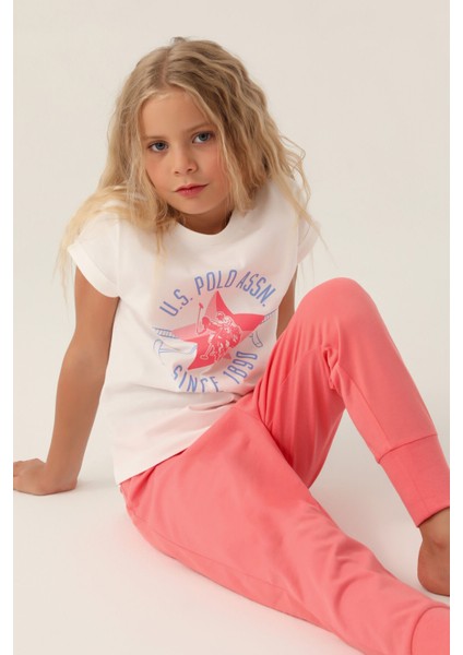 Lisanslı Starry Krem Kız Çocuk Pijama Takımı fiyatları
