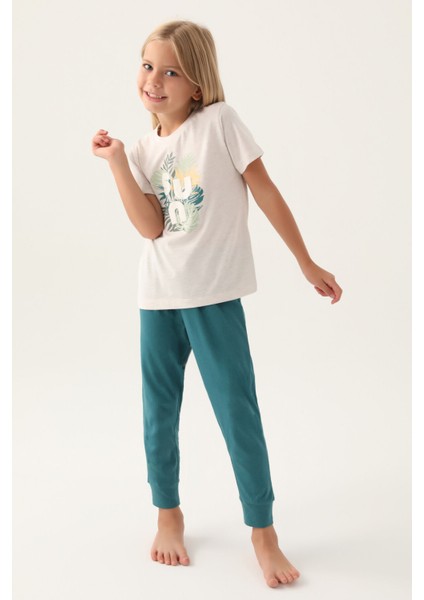 Sun Bej Kız Çocuk Pijama Takımı fiyatları