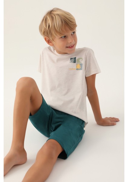 Summer Bej Erkek Çocuk Bermuda Takım fiyatları