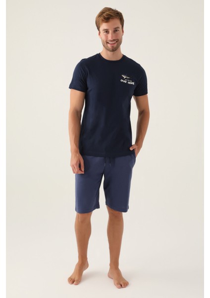 Ocean Lacivert Erkek Bermuda Takım