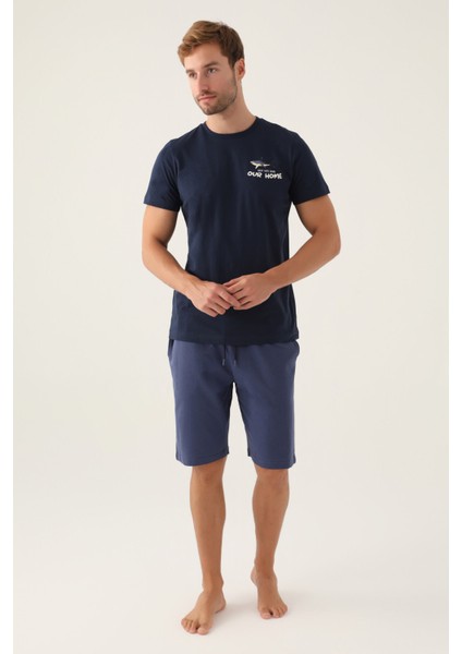 Ocean Lacivert Erkek Bermuda Takım