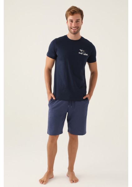 Ocean Lacivert Erkek Bermuda Takım