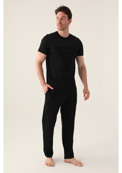 The Siyah Erkek Pijama Takımı