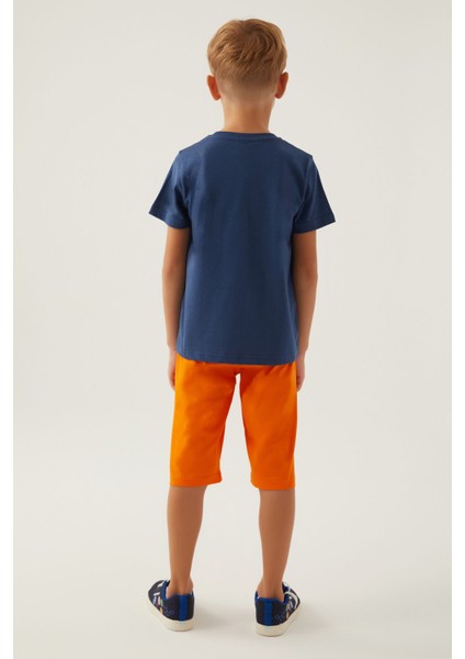 Marvel Koyu Indigo Erkek Çocuk Kapri Takım indirimleri