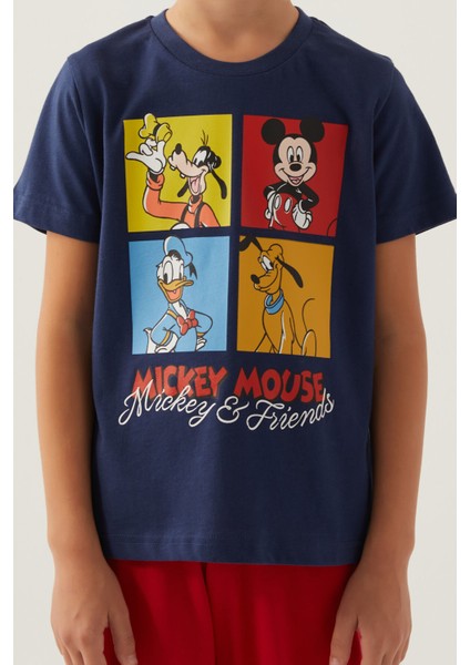 Friends Koyu Indigo Erkek Çocuk Pijama Takımı fırsatları