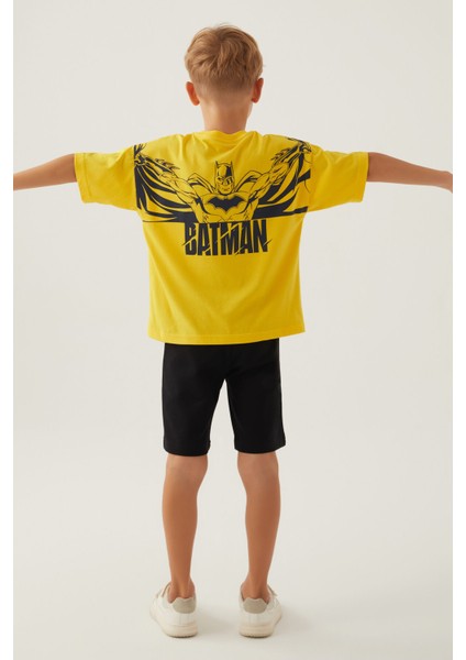 With Emblem Sarı Erkek Çocuk Bermuda Takım indirimleri