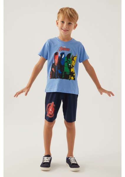 Thor Indigo Erkek Çocuk Bermuda Takım
