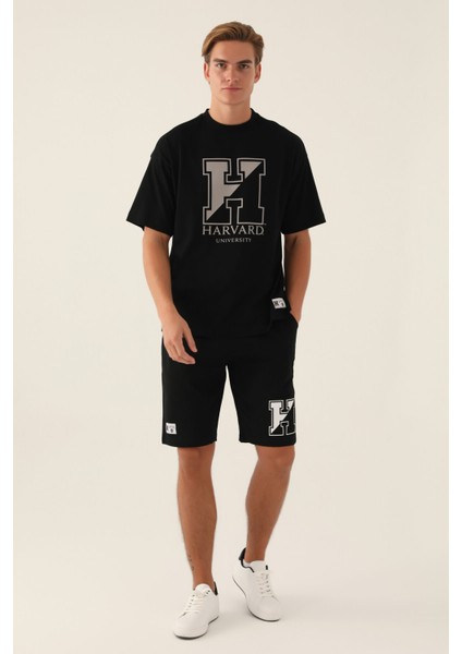 Universty Siyah Erkek T-Shirt indirimleri