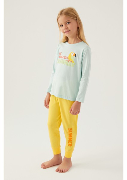 Endless Sarı Kız Çocuk Pijama Takımı fiyatları