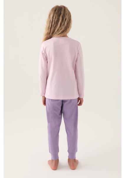 Endless Mor Kız Çocuk Pijama Takımı