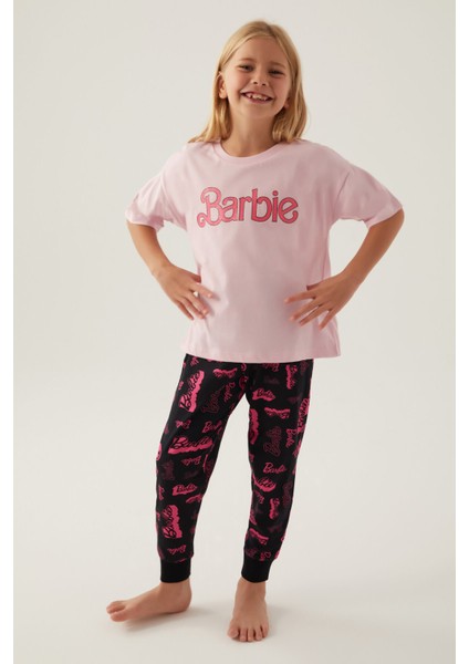 Cool Toz Pembe Kız Çocuk Pijama Takımı