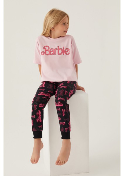 Cool Toz Pembe Kız Çocuk Pijama Takımı