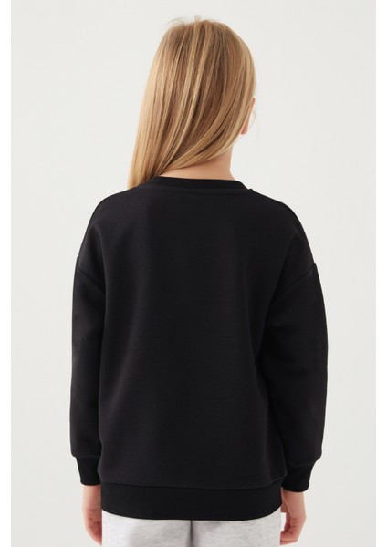 Toy Siyah Kız Çocuk Sweatshirt fırsatları