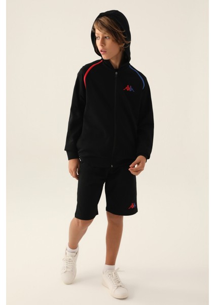 Zippered Siyah Erkek Çocuk Sweatshirt indirimleri