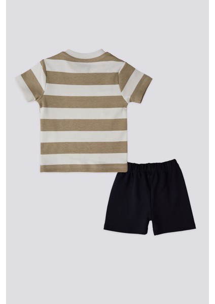 Lisanslı Clothes Krem Erkek Bebek Takımı modelleri