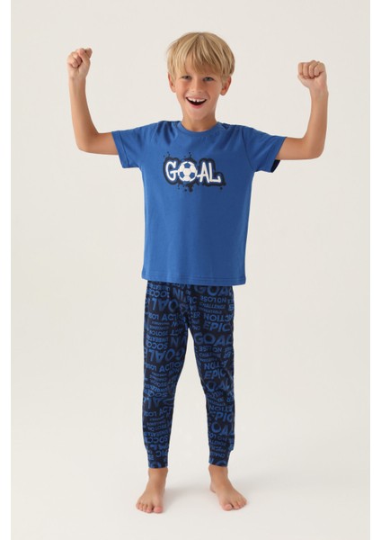Goal Cobalt Erkek Çocuk Pijama Takımı fiyatları