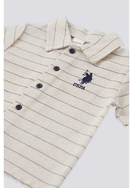 Lisanslı Striped Shirt Lacivert Erkek Bebek Takımı fiyatları
