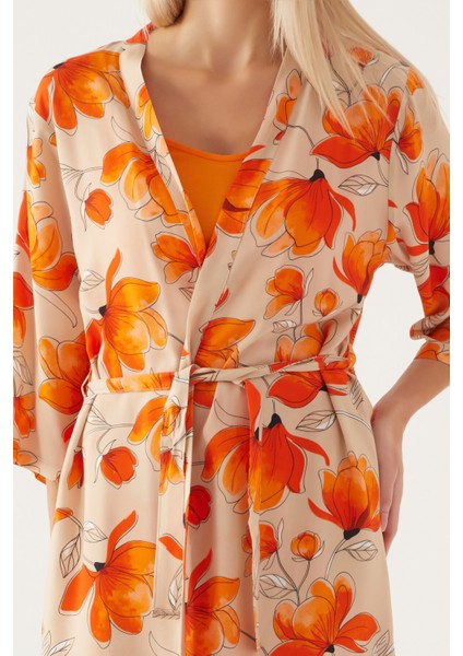 Bralette Bej Kadın Kısa Kol Pijama Takımı indirimleri