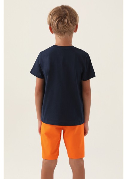 Felling Happy Lacivert Erkek Çocuk Bermuda Takım indirimleri