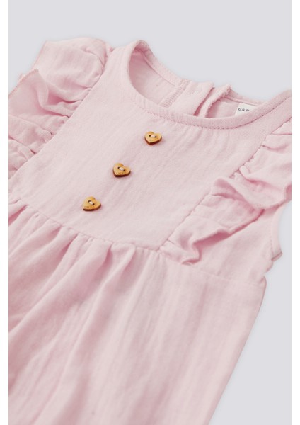 Lisanslı Overalls Pembe Kız Bebek Tulum fiyatları