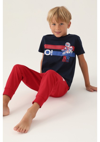 Go Lacivert Erkek Çocuk Pijama Takımı modelleri