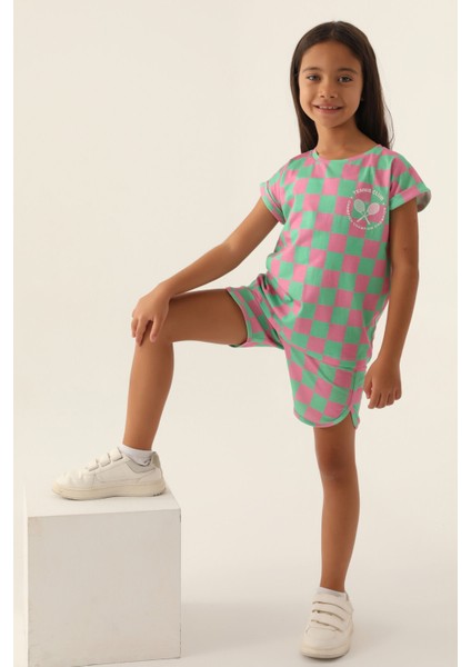 Champion Yeşil Kız Çocuk Şort Takım modelleri