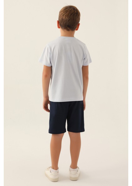 Surf Beyaz Erkek Çocuk Bermuda Takım indirimleri