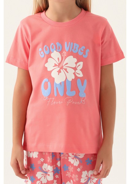 Good Neon Pembe Kız Çocuk Pijama Takımı