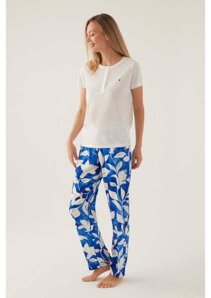 Arm Krem Kadın Kısa Kol Pijama Takımı fiyatları