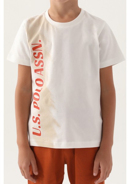 Lisanslı Written Krem Erkek Çocuk Bermuda Takım fırsatları