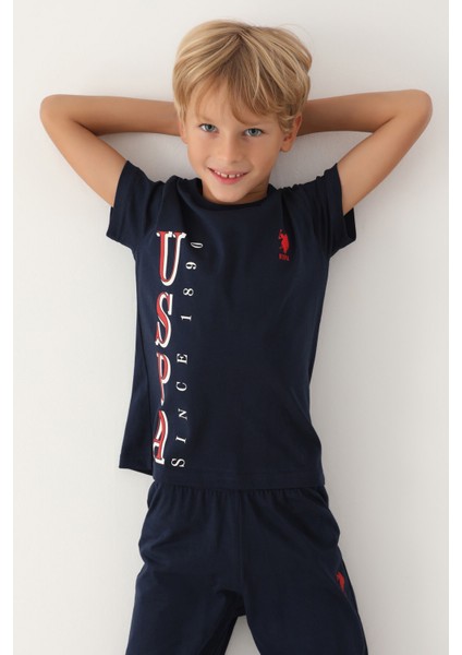 Lisanslı Graphic Lacivert Erkek Çocuk Pijama Takımı modelleri