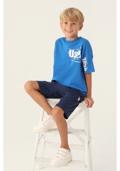 Lisanslı Authentic Cobalt Erkek Çocuk Bermuda Takım