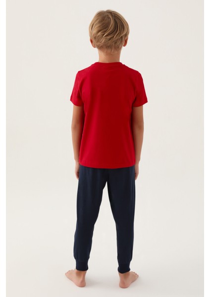 Lisanslı Hat Kırmızı Erkek Çocuk Pijama Takımı indirimleri