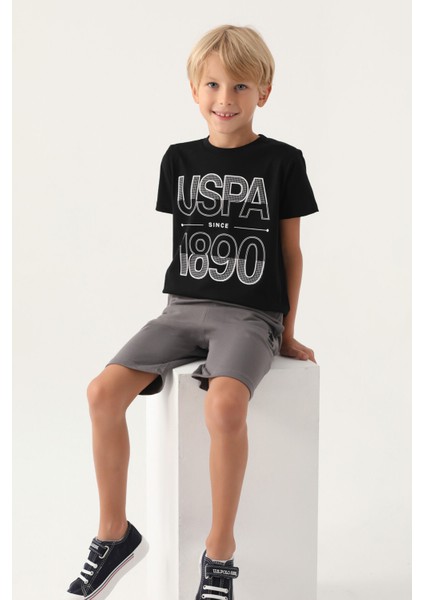 Lisanslı Compartmented Siyah Erkek Çocuk Bermuda Takım fiyatları