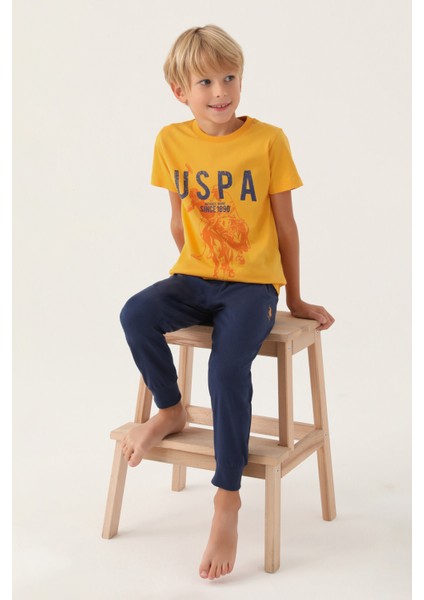 Lisanslı Hat Hardal Erkek Çocuk Pijama Takımı fiyatları