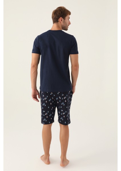 Flat Lacivert Erkek Bermuda Takım indirimleri