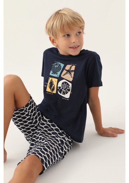 Star Lacivert Erkek Çocuk Bermuda Takım fiyatları