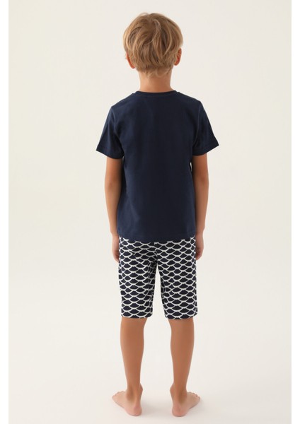 Star Lacivert Erkek Çocuk Bermuda Takım indirimleri