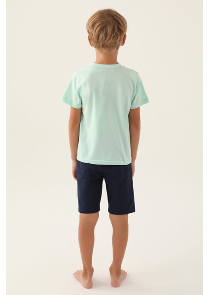 Surfıng Yeşil Erkek Çocuk Bermuda Takım indirimleri